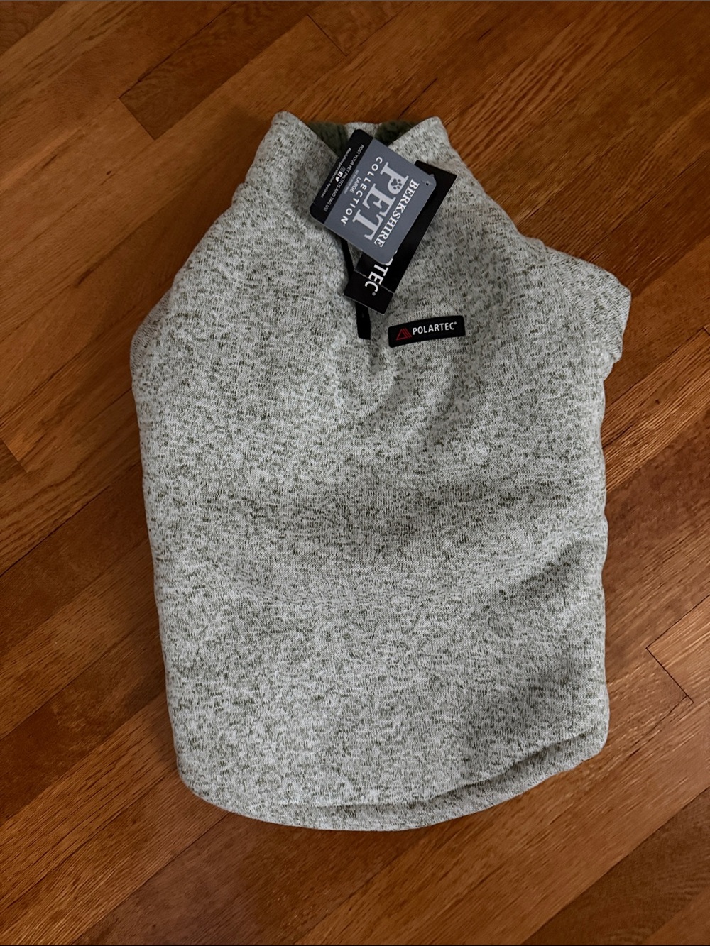 Berkshire Heather Gray Dog Polartec Fleece